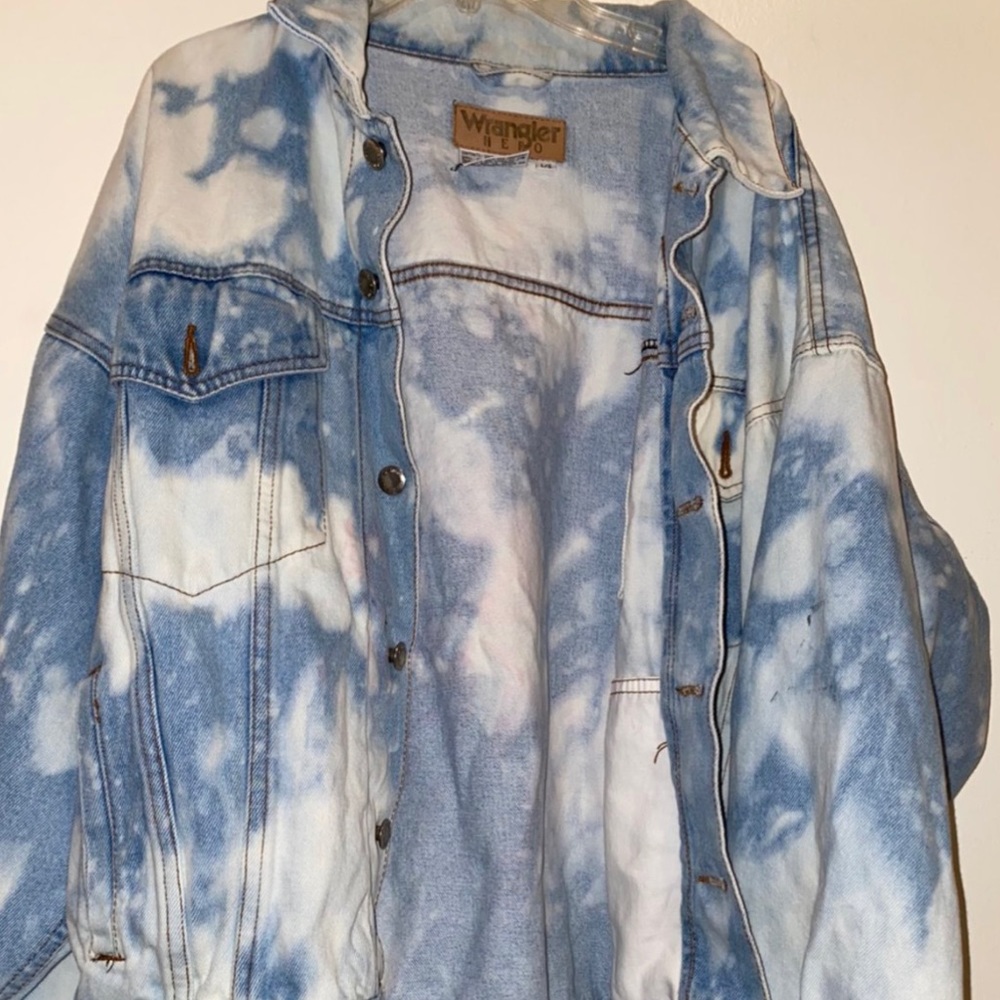 Oversized denim jacket